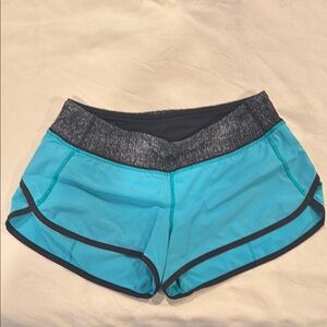 Lululemon Speed Up Low Rise Lined Short
- Teal and Black
